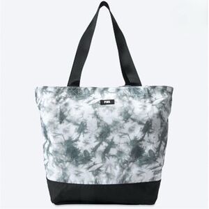 VS Tie Dye Tote Bag Victoria’s Secret Smoke In The Clouds Marble Print New NWT